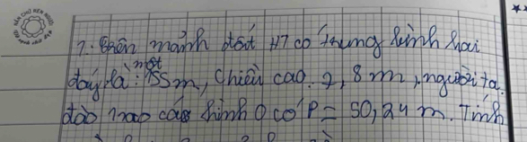 than manh blat t7 co ang linh Bou 
day Ká 8m, chōn cag 8rm mgabita 
dào nao cas hink oco? P=50,24m Ting