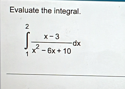 Evaluate the integral.