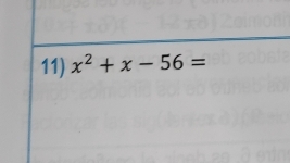 x^2+x-56=