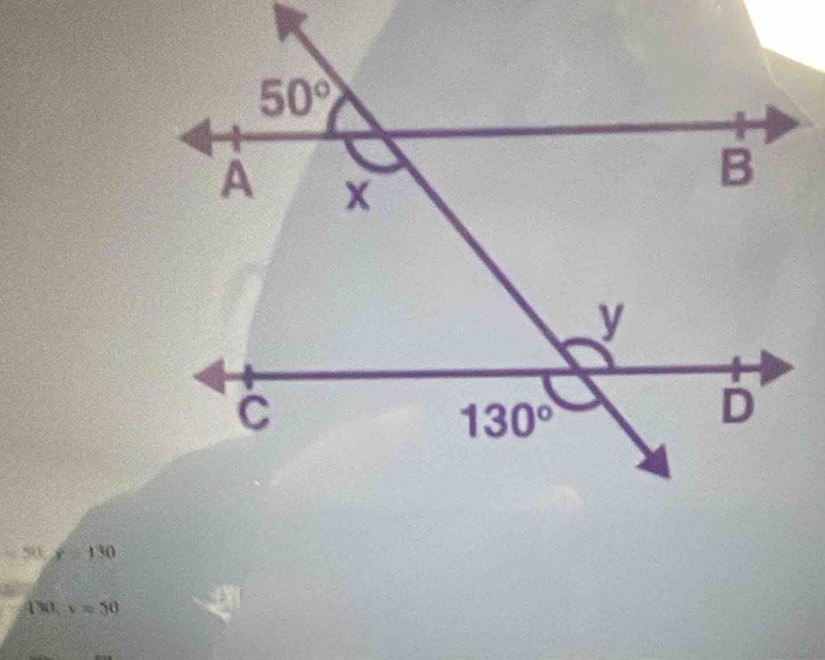 50 y=130
130, y=50