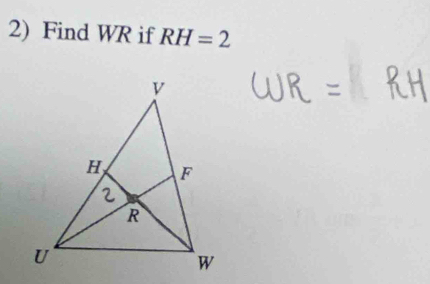 Find WR if RH=2