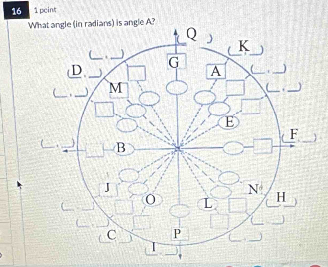 16 1 point
e A?