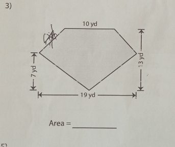 Area =
5