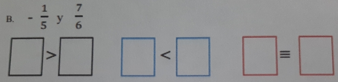 - 1/5  y  7/6 
|PQ|= □ /□   □ □ equiv □