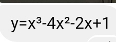 y=x^3-4x^2-2x+1