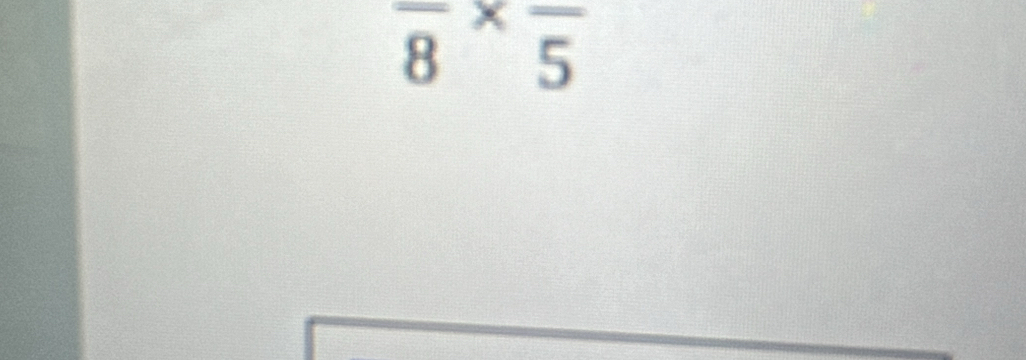 overline 8* overline 5