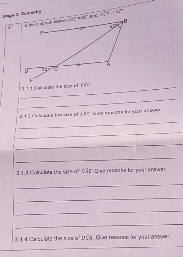 Stage 3: Geometry
3.1d DCF=32°