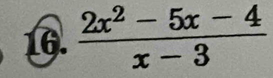  (2x^2-5x-4)/x-3 