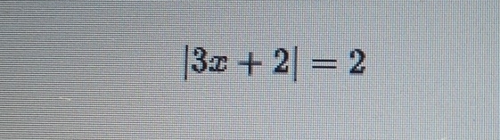 |3x+2|=2