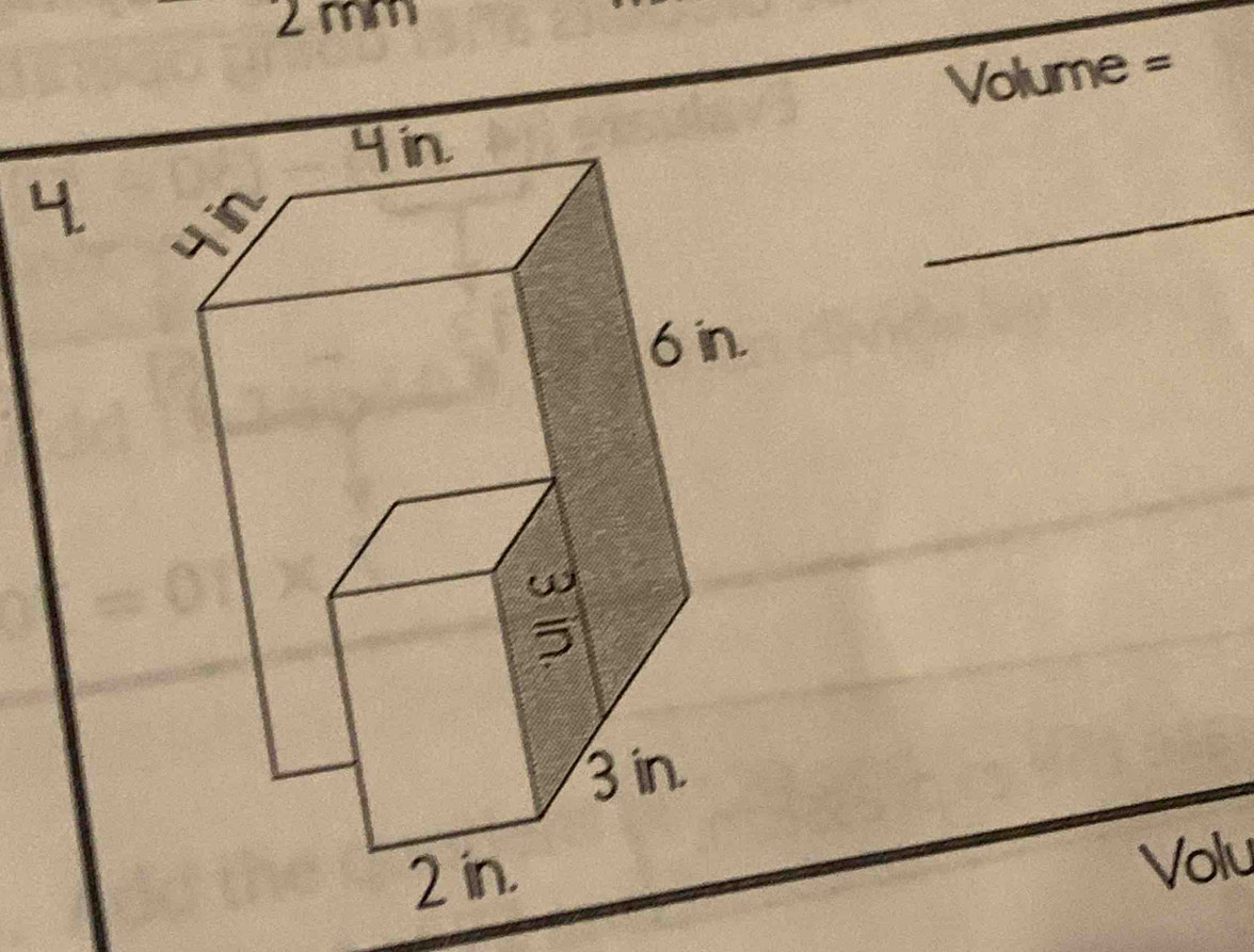 2mm
Volume =
_ 
Volu