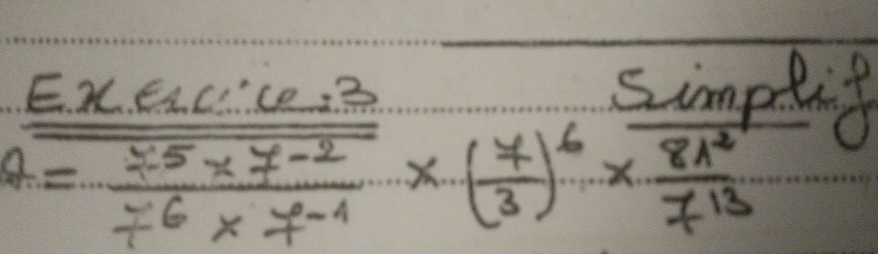 frac Excic· 33= (15* 7-2)/76* 7-4 * ( 7/3 *  7/7 )7