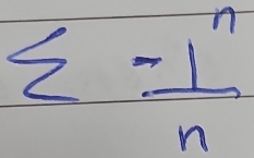 sumlimits - 1^n/n 