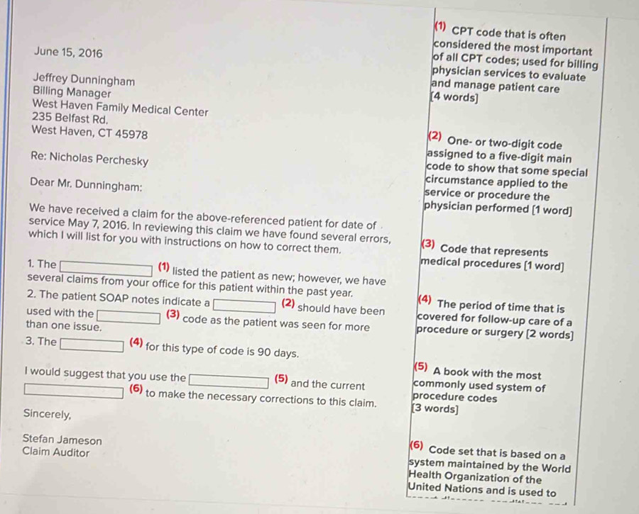 Solved: (1) CPT code that is often considered the most important of all ...
