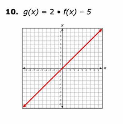 g(x)=2· f(x)-5