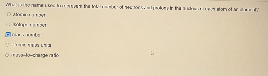 Resuelto:What is the name used to represent the total number of ...