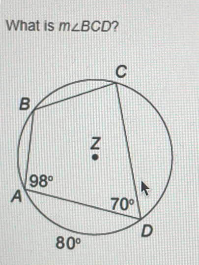 What is m∠ BCD ?