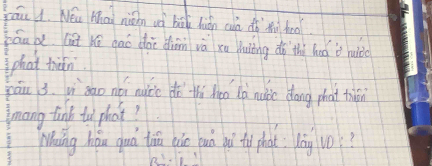 Sau. Weu Whai rion và boh hián cuà dǎ`thi hoo. 
báu (at Kú dāó dào diàn và xu Auing do`thi had i huià 
phat trián. 
jāu 3. vì`àao nói nuic dò thí hao là nuic dang phat thián 
mony tind tol phat? 
Wauing hou quá th bie buò aú ty phat. lay'V ?