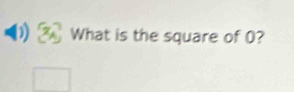 What is the square of O?