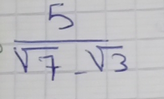  5/sqrt(7)-sqrt(3) 