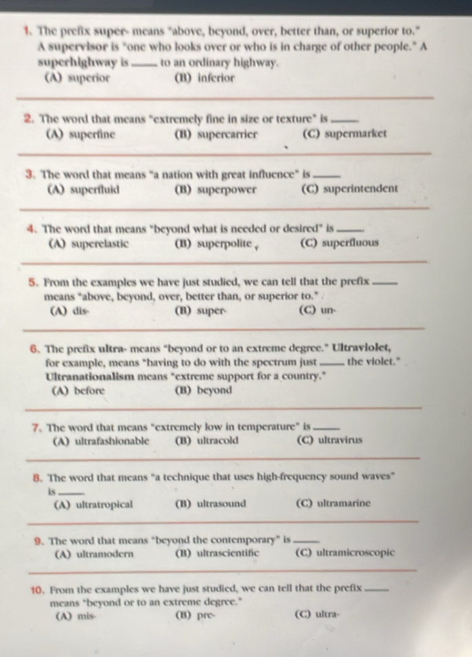 WHAT IS THE PREFIX THAT MEANS ABOVE visual data 3