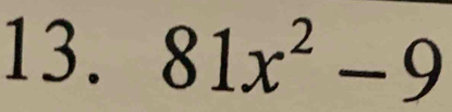 81x^2-9