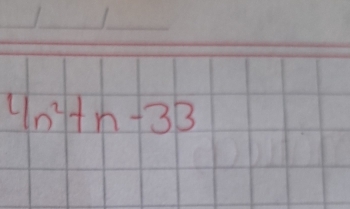 4n^2+n-33