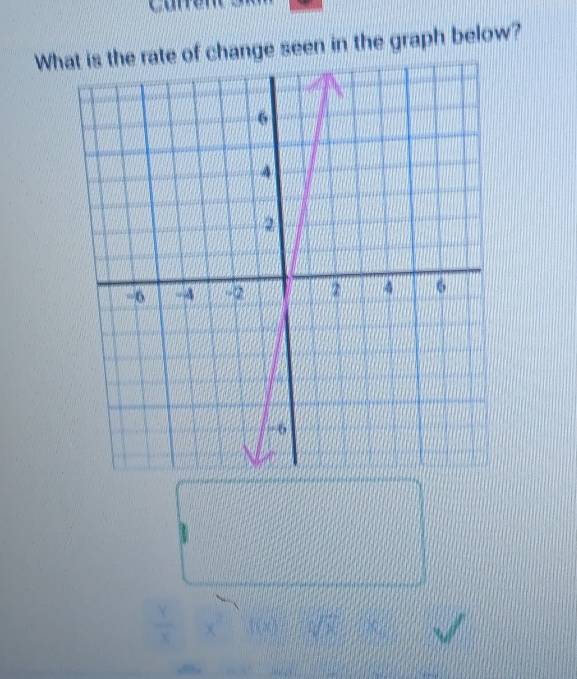 carren 
Whof change seen in the graph below?