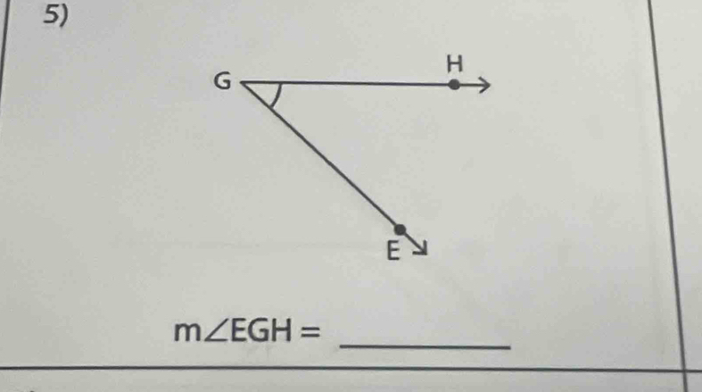 m∠ EGH=
_