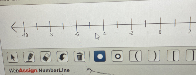 ( ) 
WebAssign NumberLine