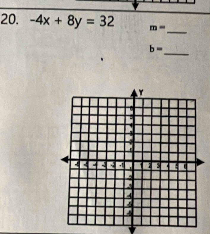 -4x+8y=32
_
m=
_
b=