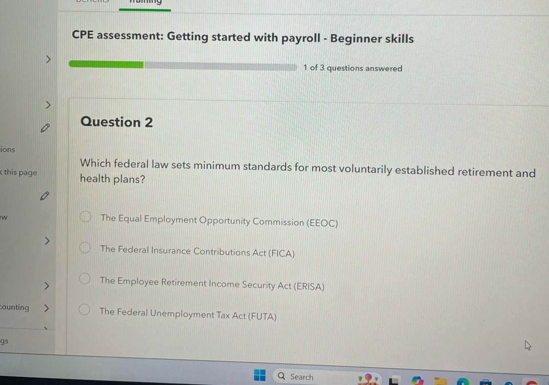 Solved: CPE assessment: Getting started with payroll - Beginner skills ...