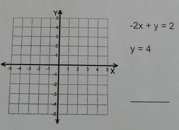 -2x+y=2
y=4
_