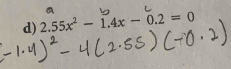 2.55x^2-1.4x-0.2=0