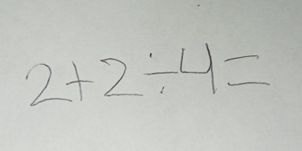 2+2/ 4=