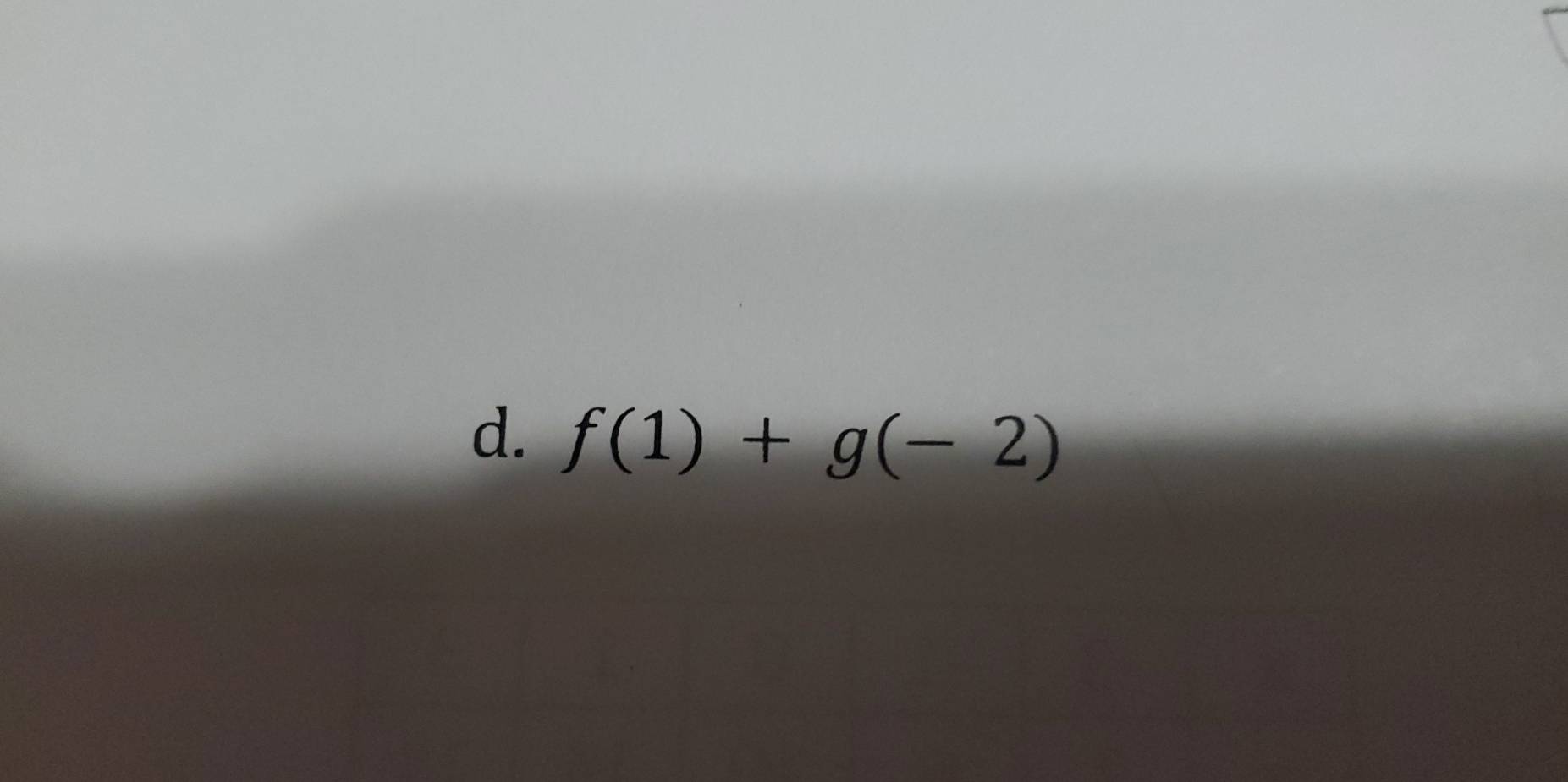 f(1)+g(-2)