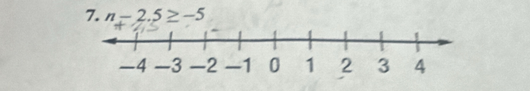 n-2.5≥ -5