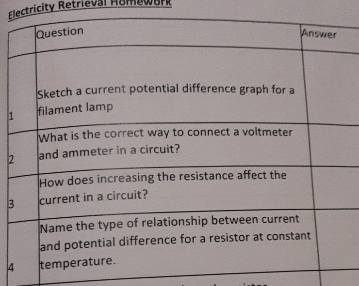 Electricity Retrieval Homework 
1 
2 
3 
4