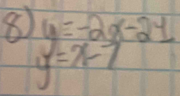 y=x^2-9x-21
⑧