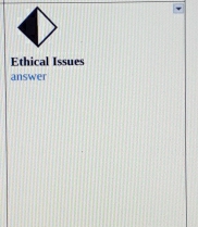 Ethical Issues 
answer