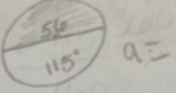 115° a=