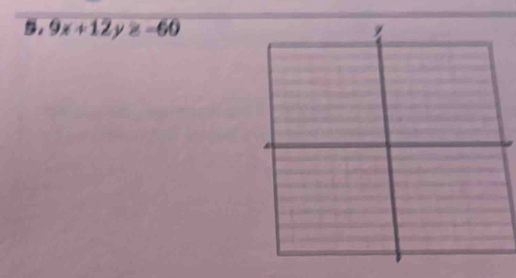 9x+12y≥ -60