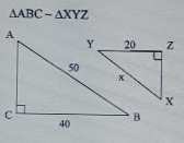 △ ABC-△ XYZ