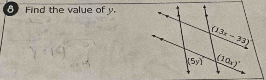 Find the value of y.