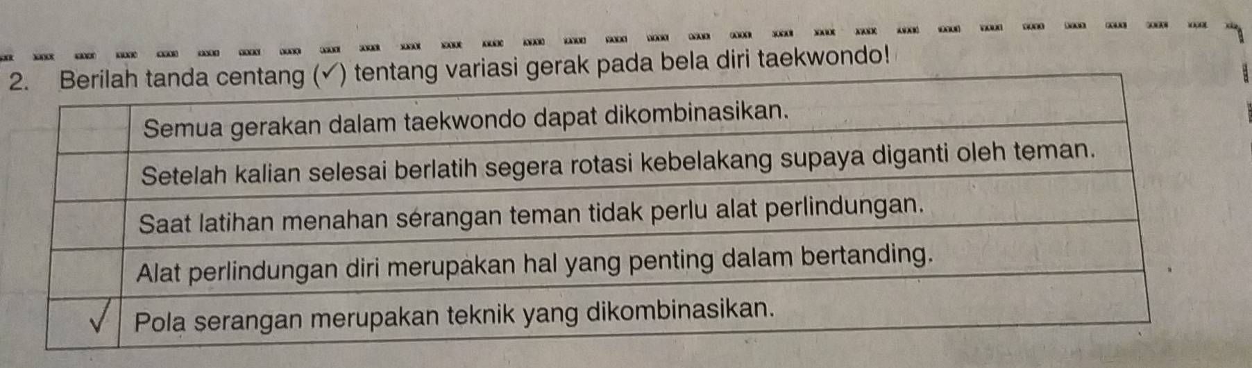 K* XXX E 
o 1000 ( 
2riasi gerak pada bela diri taekwondo!