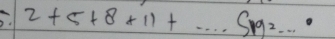 2+5+8+11+...S192...^circ 