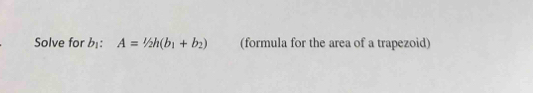 Solve for x° A=1/2h(b_1+b_2) (formula for the area of a trapezoid)