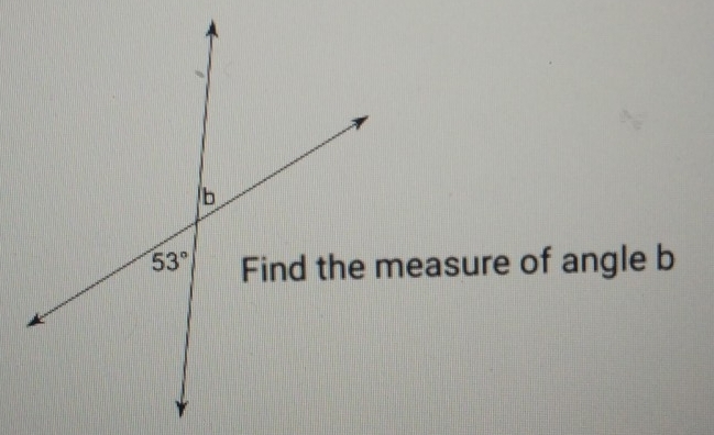 easure of angle b