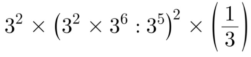 3^2* (3^2* 3^6:3^5)^2* ( 1/3 )