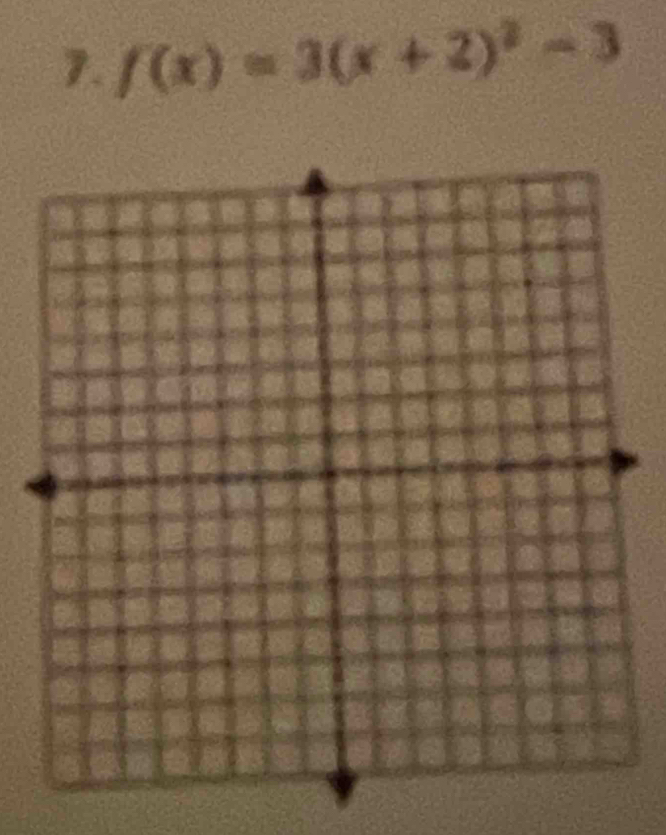 f(x)=3(x+2)^2-3