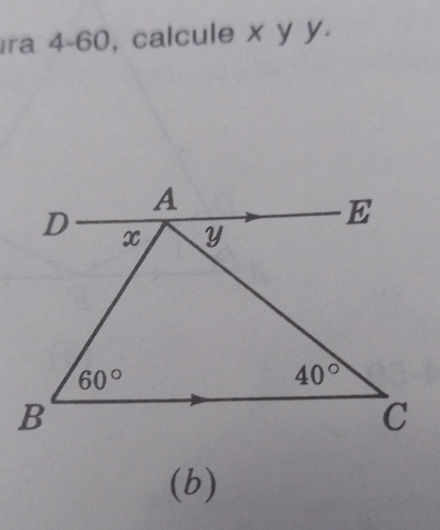 ra 4-60, calcule x y y.
(b)